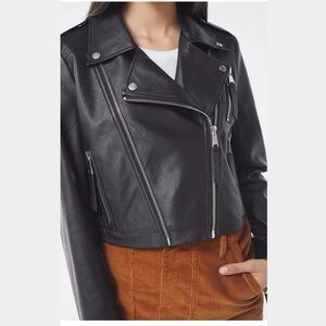 Urban Outfitters Vegan Leather Moto Jacket